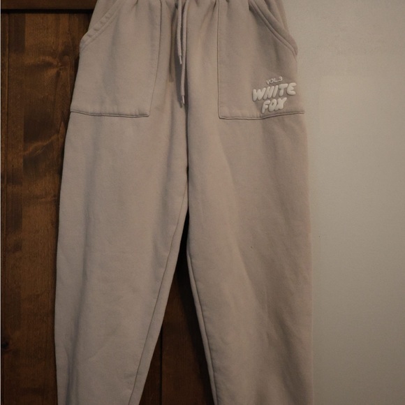 White Fox Boutique Gray Track Pants & Hoodie Set - Picture 5 of 11